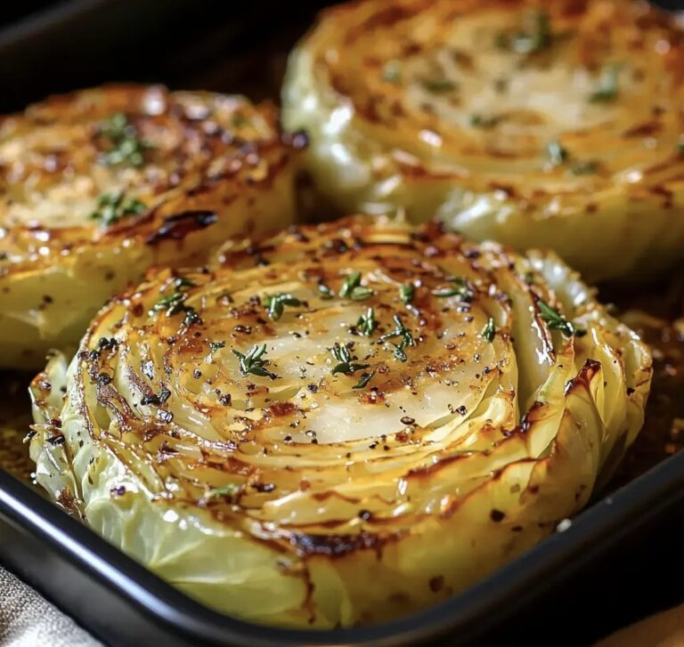 Baked Cabbage Steaks Recipe