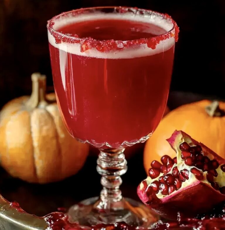 Spooky Pomegranate Punch Recipe