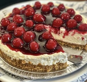 No-Bake Cherry Cheesecake Recipe