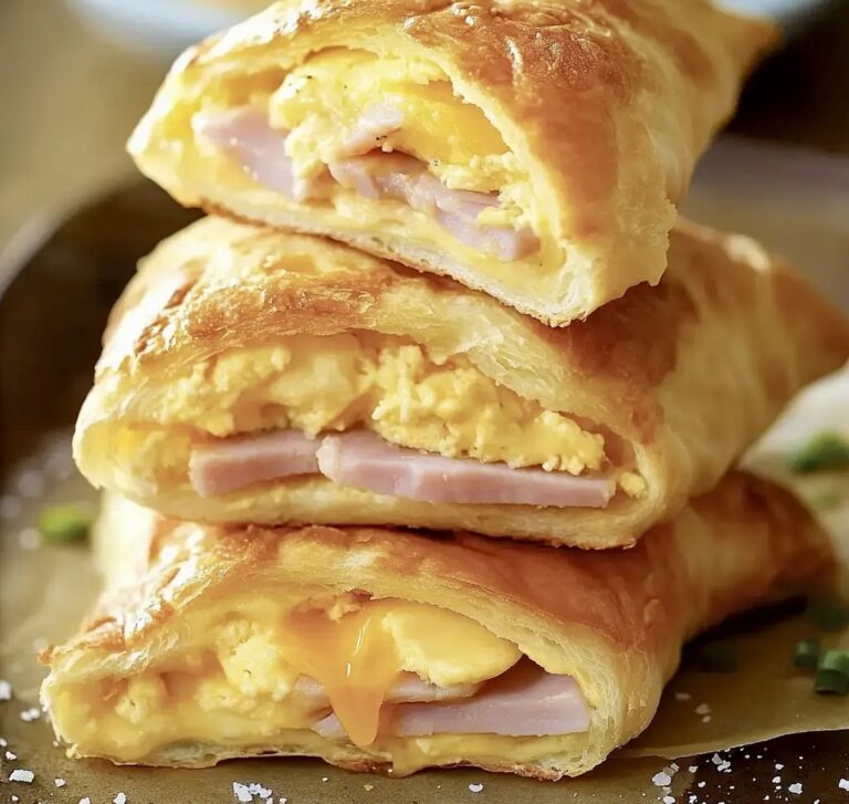 Cheesy Ham Pockets Recipe