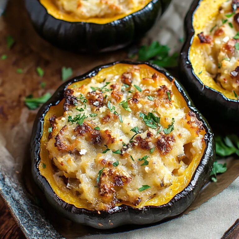 Stuffed Baked Acorn Squash Recipe
