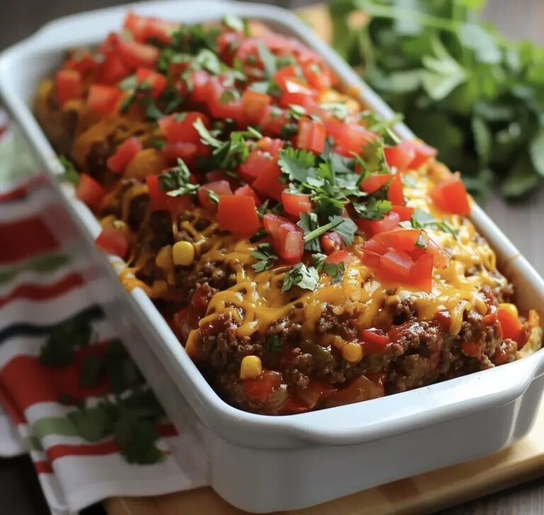 Zesty Mexican Taco Meatloaf Recipe