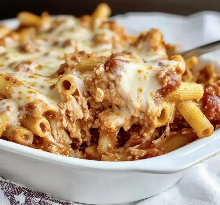 Christmas Cheesy Easy Baked Ziti Recipe