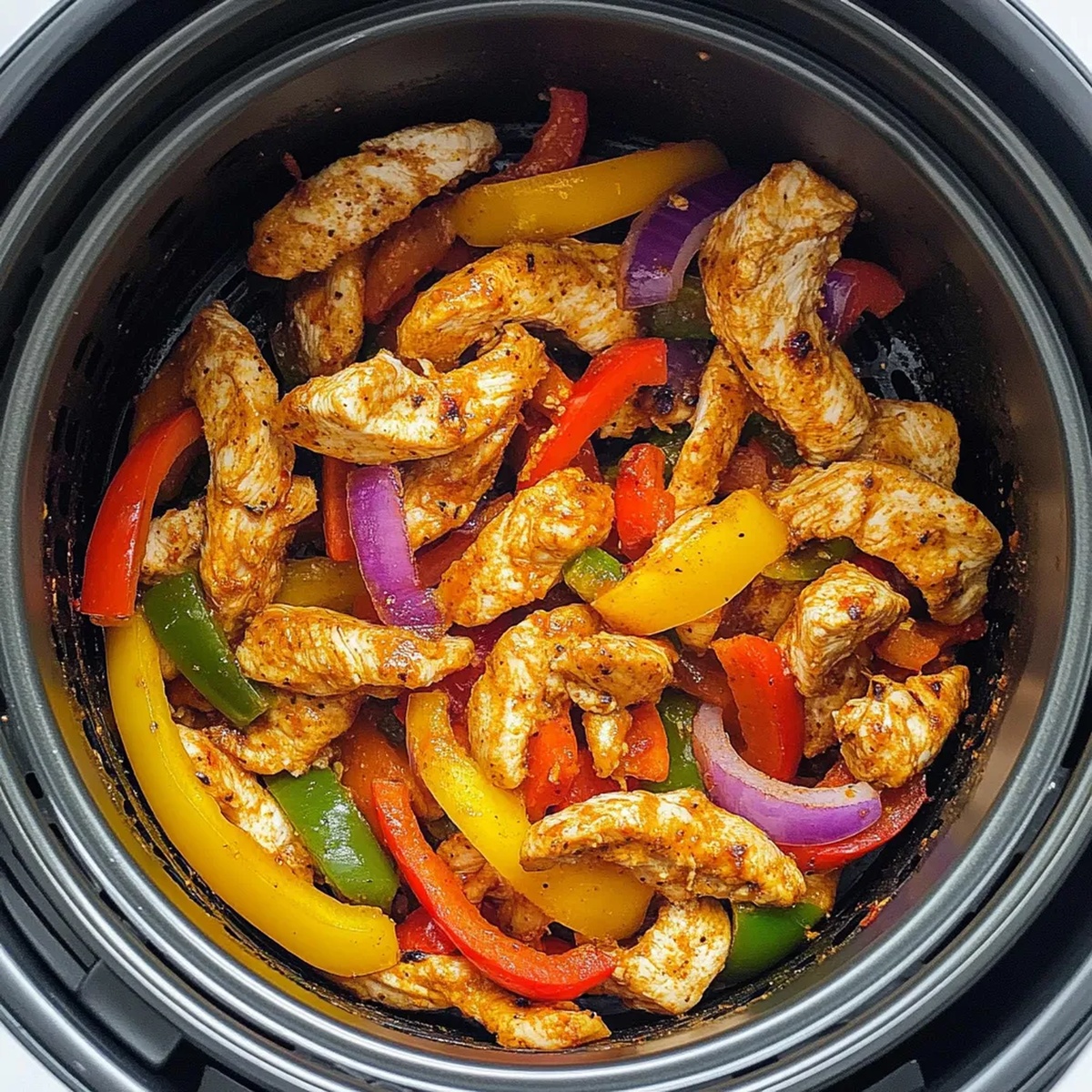 Air Fryer Chicken Fajitas Recipe
