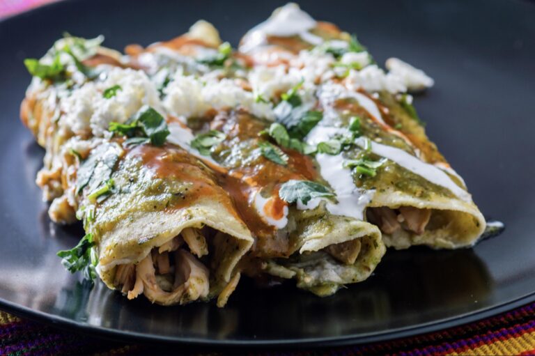 Chicken Enchiladas with Salsa Verde Recipe