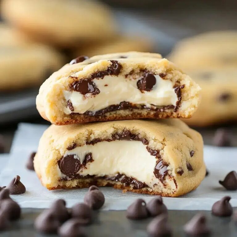 Cheesecake Stuffed Chocolate Chip Cookies Recipe