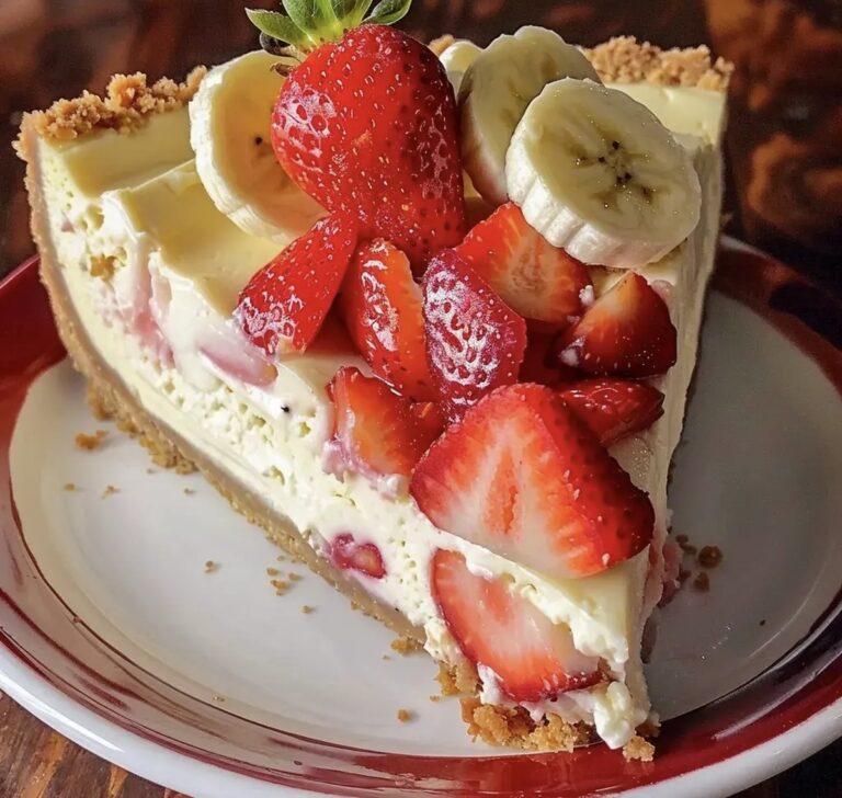 Banana-Strawberry Cheesecake Fantasy Recipe