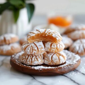 Thai Tea Mochi Crinkle Cookies Recipe