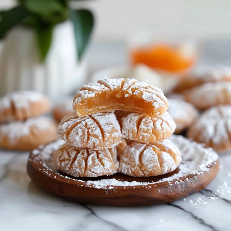 Thai Tea Mochi Crinkle Cookies Recipe