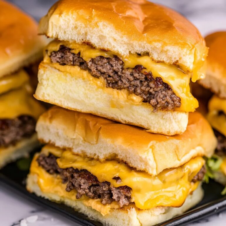 The BEST Cheeseburger Sliders Recipe