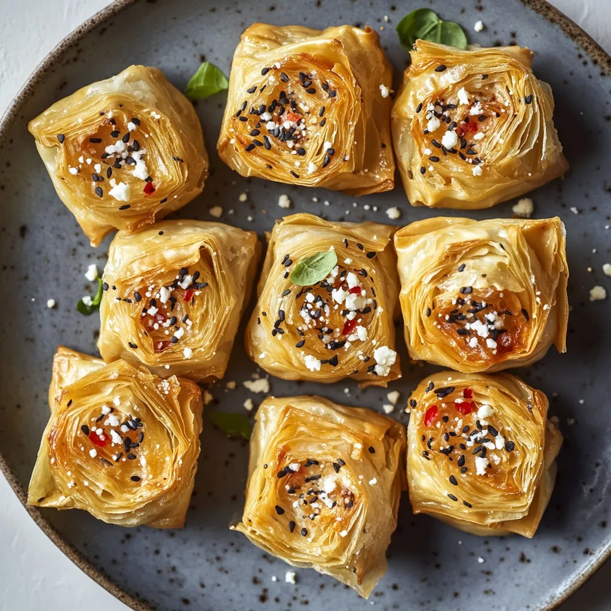 Feta Fillo Honey Bites Recipe