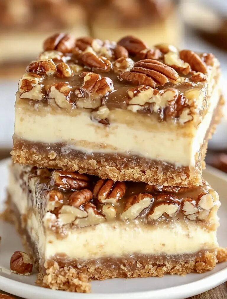 Pecan Pie Cheesecake Bars Recipe