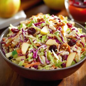 Apple Cranberry Coleslaw Recipe