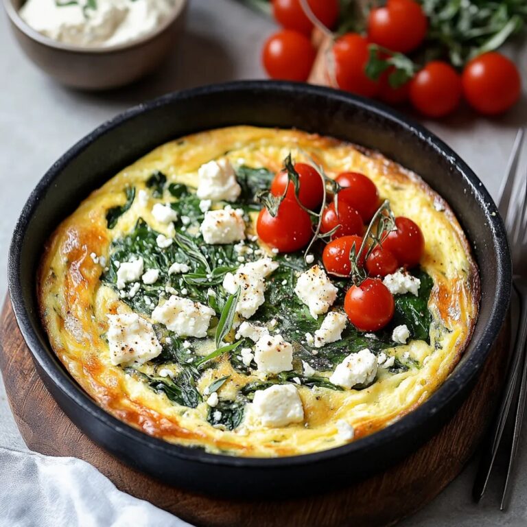 Spinach Feta Frittata Recipe