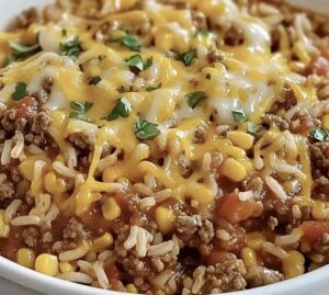 One Pot Mexican Rice Casserole Recipe