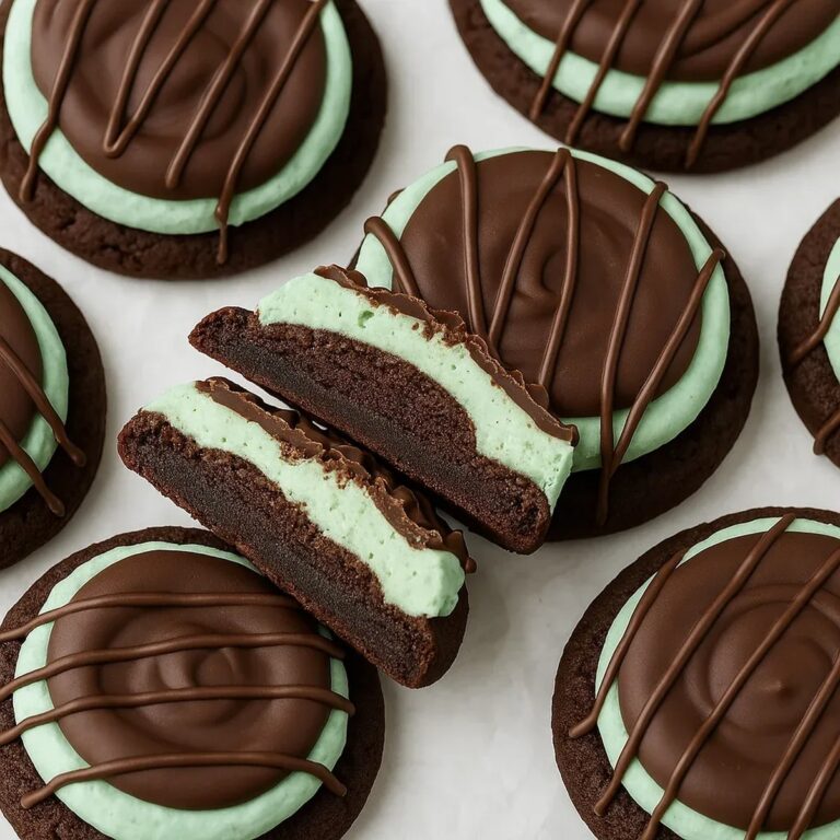 Chewy Chocolate Mint Cookies Recipe