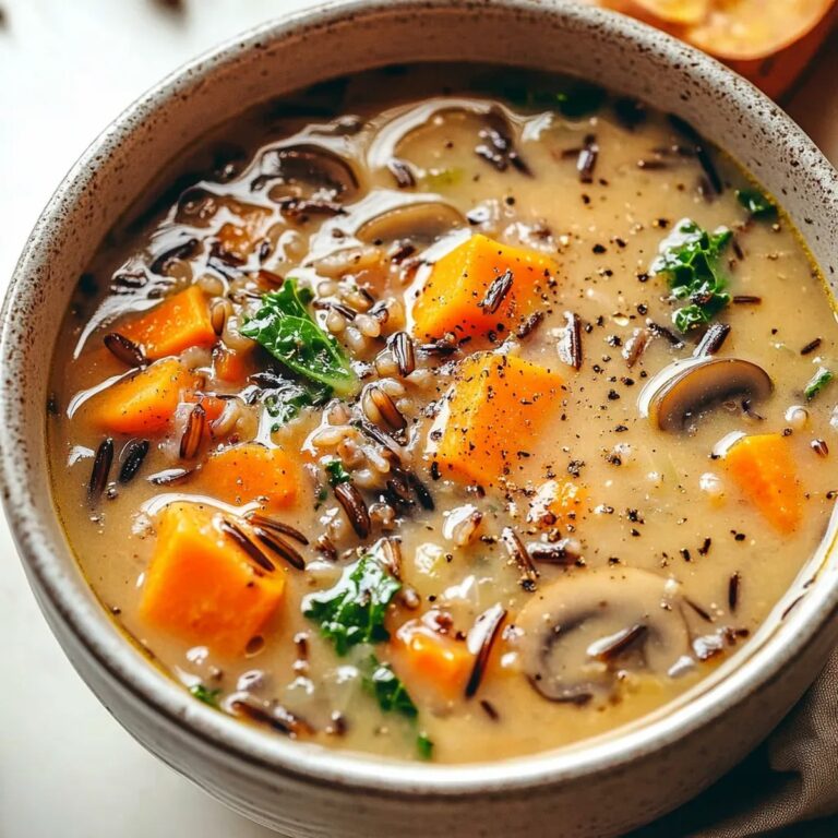 Cozy Autumn Wild Rice Soup Recipe