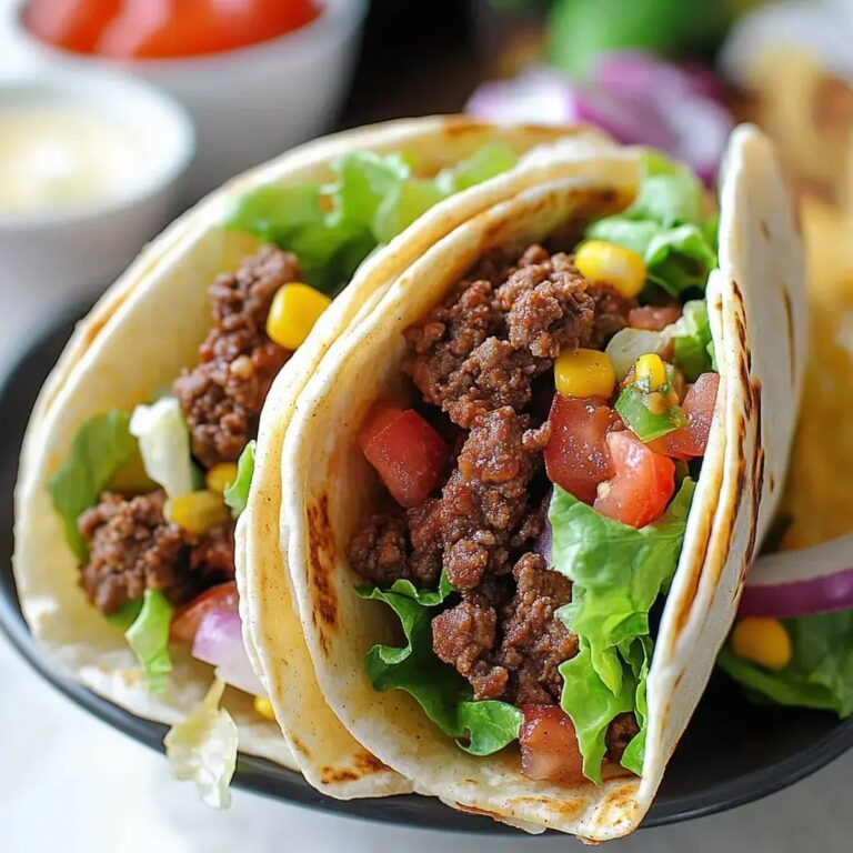 Beef Tortilla Folded Wrap Recipe