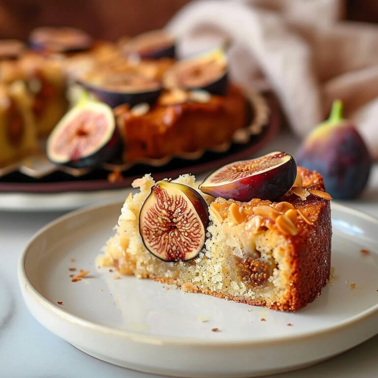 Upside Down Almond Fig Cake Recipe