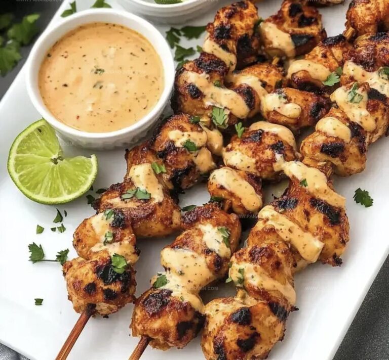 Sweet and Spicy Bang Bang Chicken Skewers Recipe