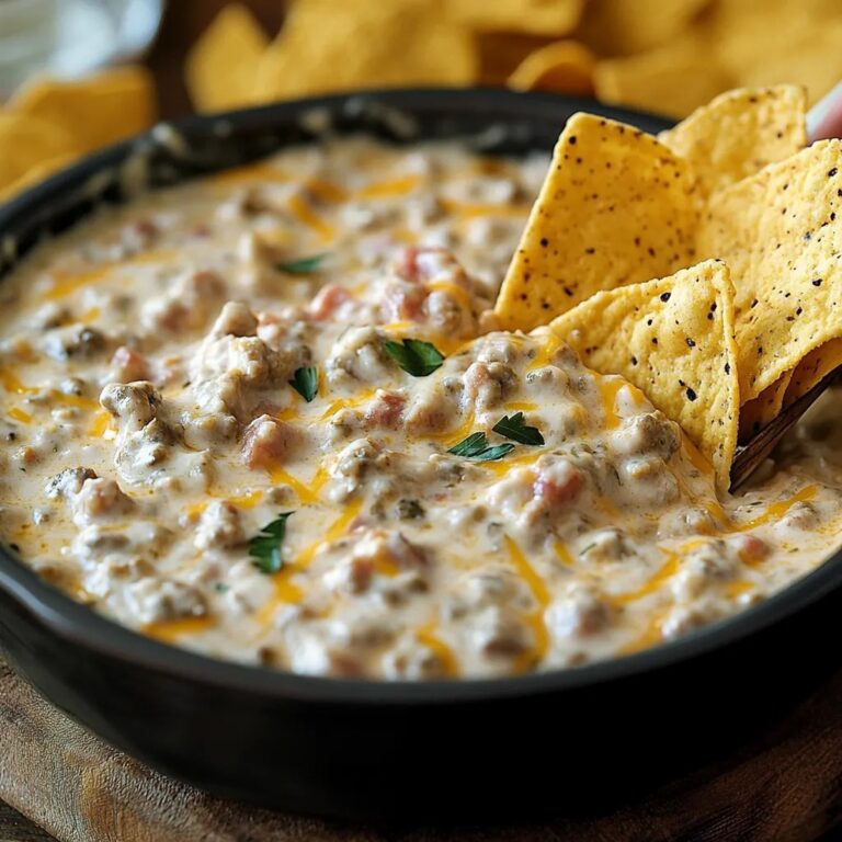 Hot Ranch Sausage Dip Recipe