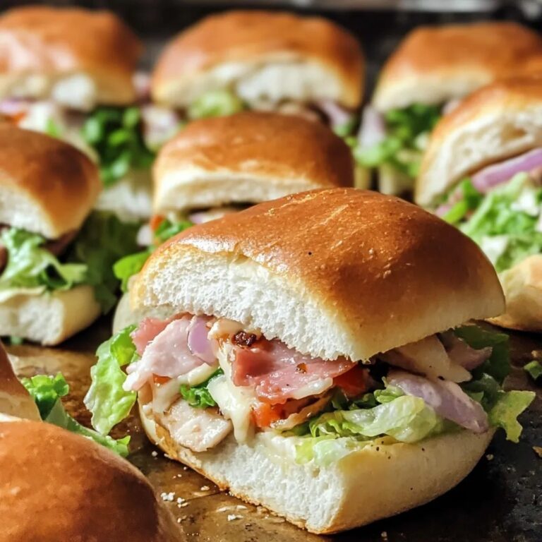 Crazy Good Chopped Italian Sliders Recipe