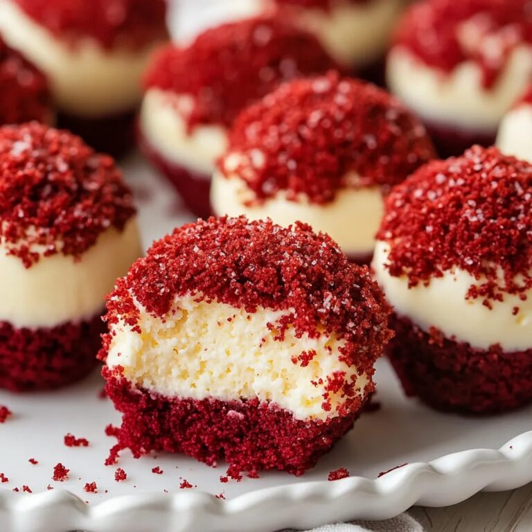 Red Velvet Cheesecake Bites Recipe