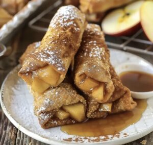 Apple Pie Egg Rolls Recipe