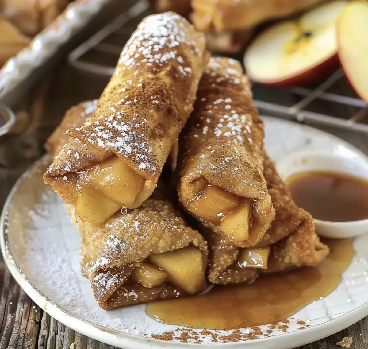 Apple Pie Egg Rolls Recipe