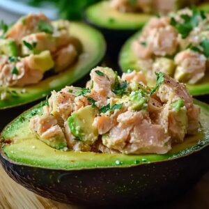 Tuna Avocado Boats Recipe