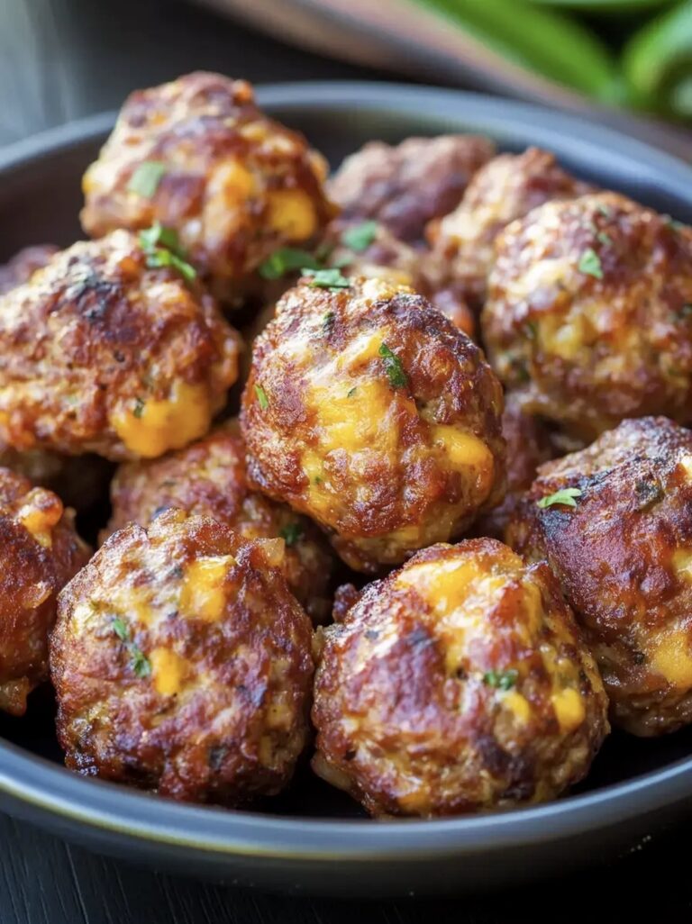 Cheddar Meatballs Recipe