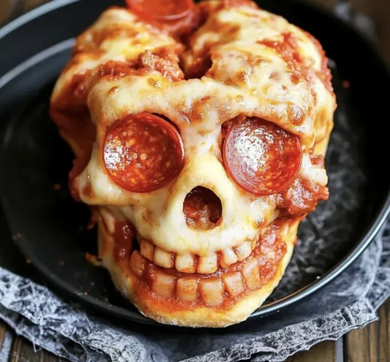 Halloween Pizza Skulls Recipe
