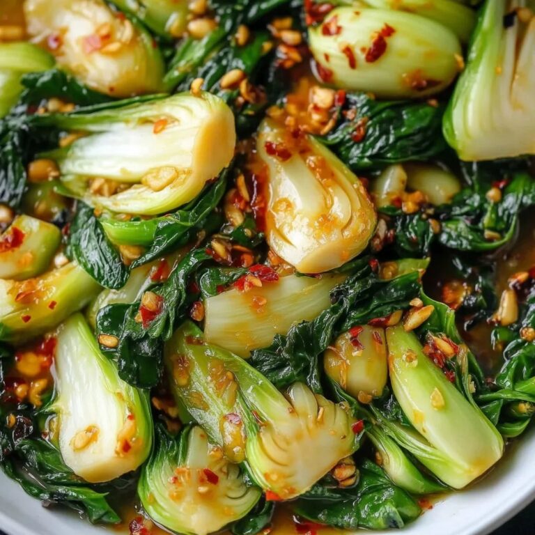 Easy 10-min. Spicy Garlic Bok Choy Recipe