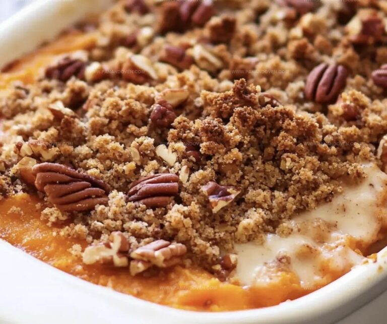 Easy Sweet Potato Casserole with Pecan Streusel Topping Recipe