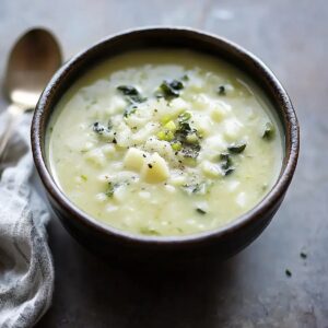 Irish Potato & Greens Soup Recipe