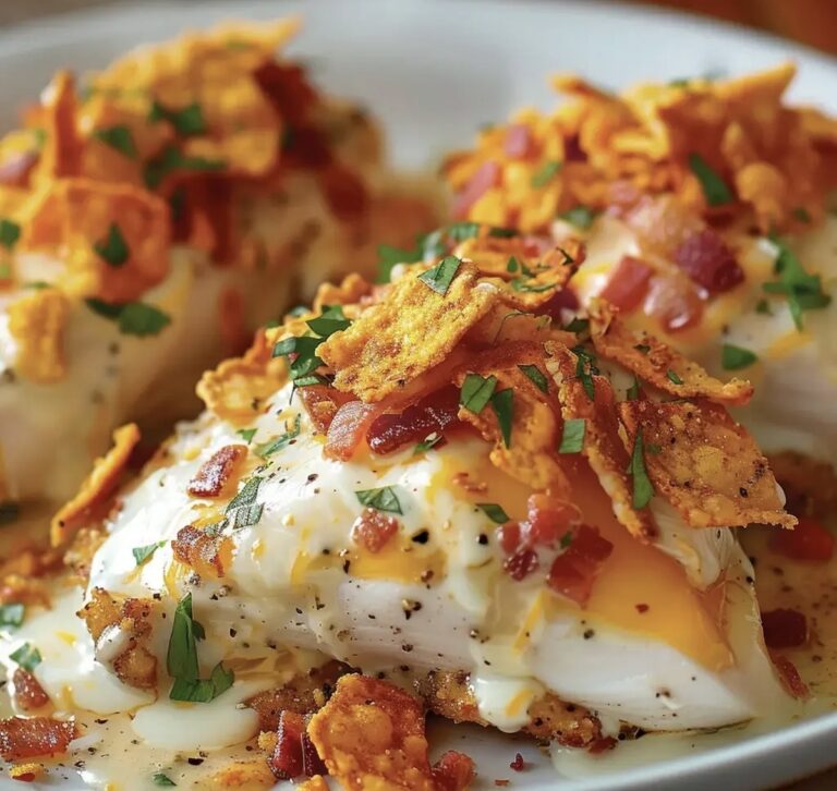 Cream Cheese & Bacon Stuffed Doritos Chicken Recipe