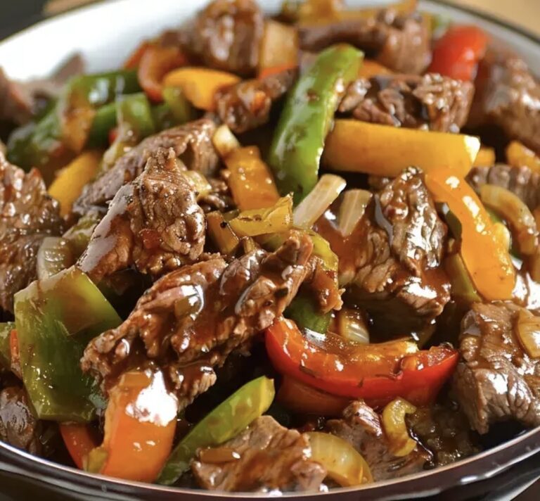 Pepper Steak in a Crock Pot Recipe