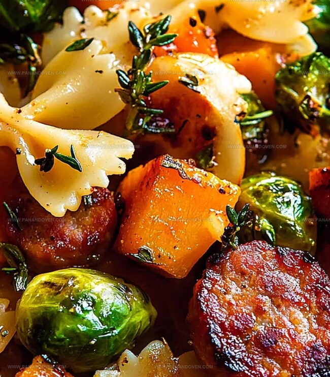 Variations on Autumn Sausage Pasta