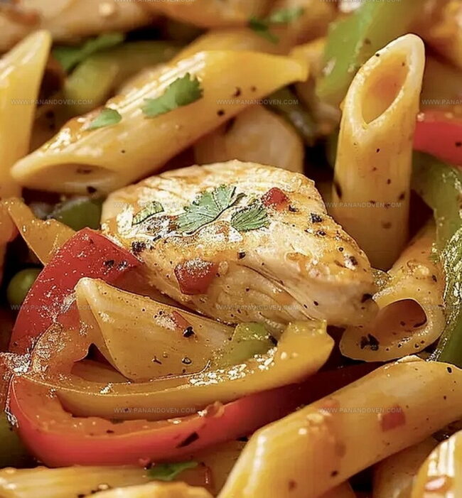 Steps To Sizzling Chicken Fajita Pasta