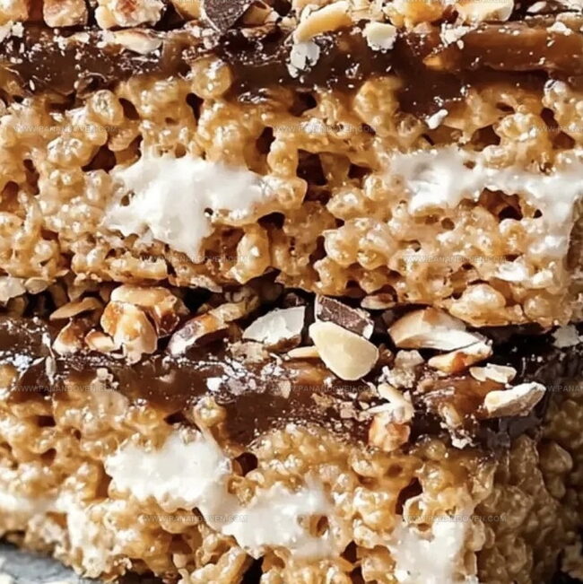 Samoa Krispie Baking Steps