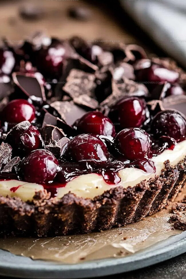 Sour Cherry Chocolate Tart - Fan Favorite Qualities
