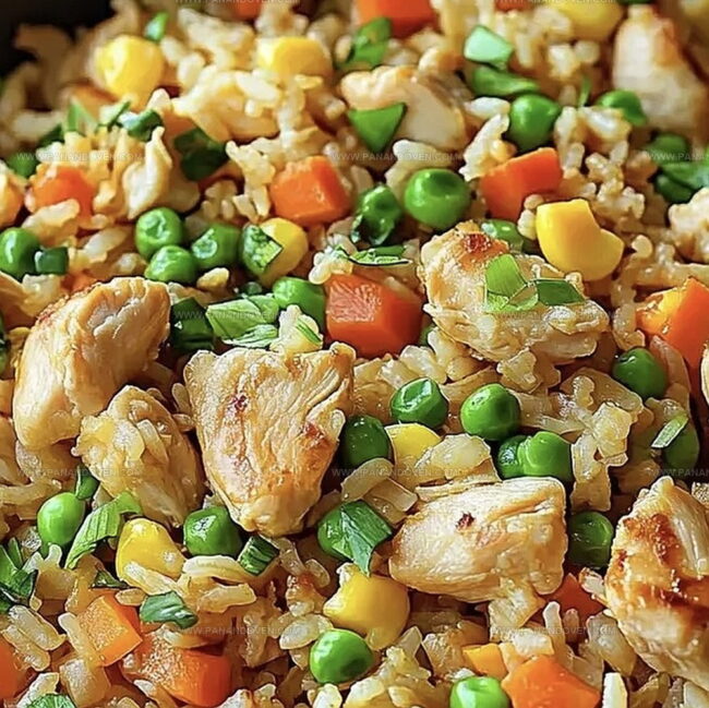Stir-Frying Chicken Fried Rice Step-By-Step