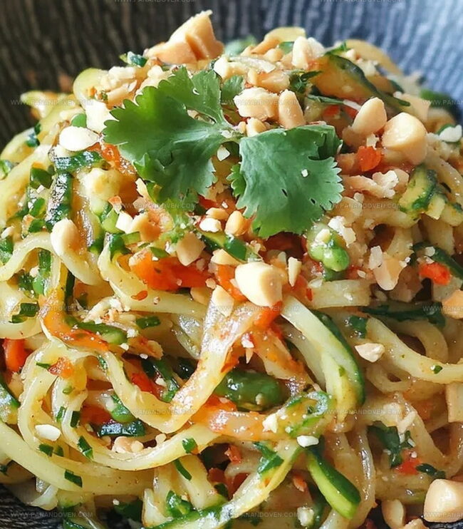 Fresh Variations for Zucchini Pad Thai