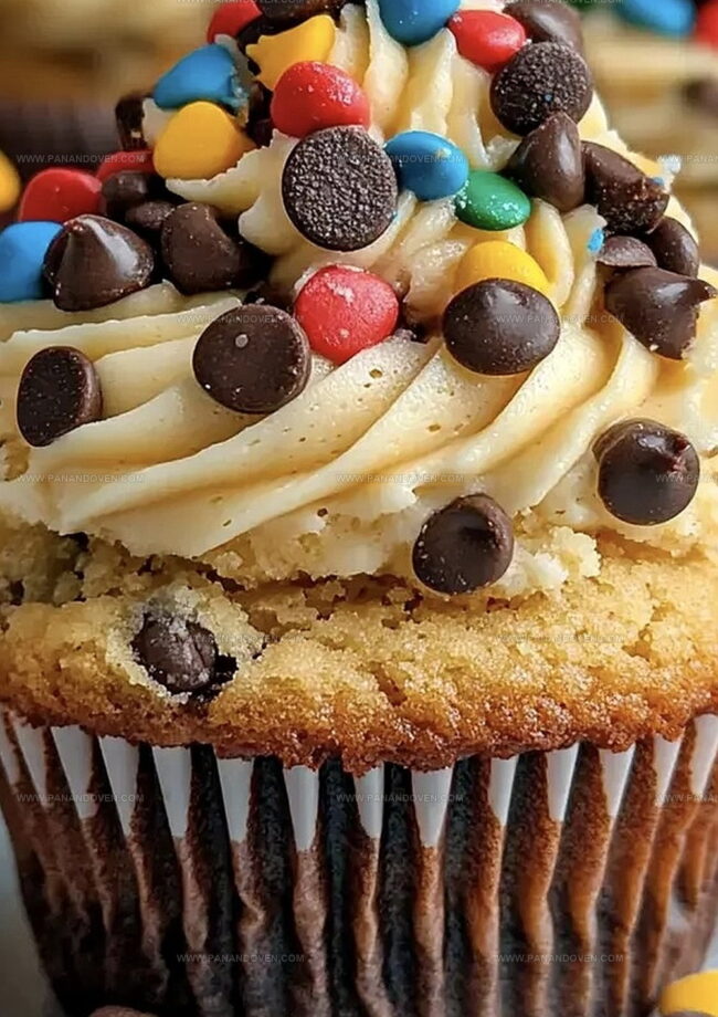 Monster Cookie Dough Cupcakes Bake These for Smiles All Around